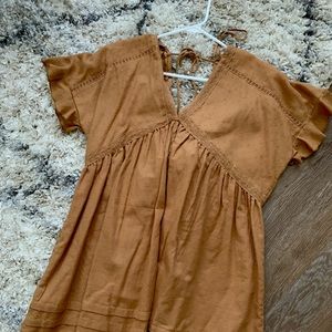 Urban outfitters tan/brown dress